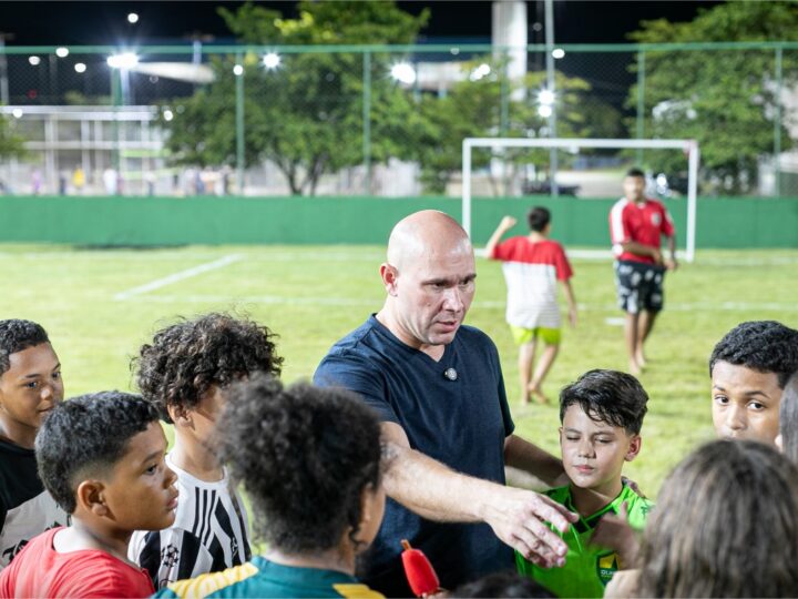 Prefeito lança projeto ‘Bom de Bola, Bom de Escola’ com oferta de 2,6 mil vagas gratuitas em Cuiabá