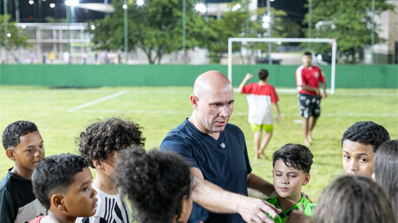Prefeito lança projeto ‘Bom de Bola, Bom de Escola’ com oferta de 2,6 mil vagas gratuitas em Cuiabá