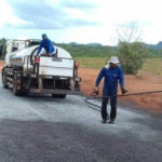 Estado recupera rodovia que desmoronou com chuva