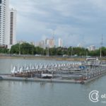 Equipe chinesa trabalha na construção da fonte luminosa do Parque das Águas; 1° show será em fevereiro