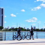 Policiamento ciclístico reforça segurança no Parque das Águas