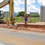 Avenida Dante de Oliveira recebe reparos na pavimentação