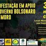 Aliados de Bolsonaro voltam às ruas dia 30 para defender Moro e governo