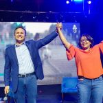 Gisela e maestro comemoram avanço em pesquisa e projetam segundo turno