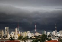 MT tem alerta de tempestades com ventos de até 100 km/h com risco de corte de energia