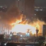 Incêndio em subestação de energia deixa 66 mil imóveis sem luz em Cuiabá; veja vídeos