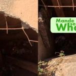 Criança de 7 anos fica ferida após cair em buraco e mãe denuncia risco a pedestres