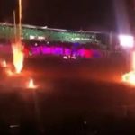 Jovem é atingida por fogos de artifício e tem queimadura de 2º grau