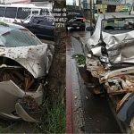 Acidente entre carro e micro-ônibus deixa quatro feridos em Cuiabá