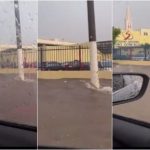 Temporal transforma centro de Cuiabá em ‘rio’; veja vídeo