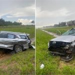 Carro com técnico e presidente do União perde o controle e capota na BR-364; vídeo