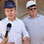 Em vistoria às construções do Hospital Central, governador afirma que obra está na reta final