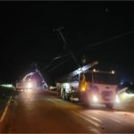 Temporal no Nortão derruba 100 postes e deixa cidades sem energia