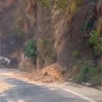 Vídeo: Motorista registra deslizamento de terra no Portão do Inferno