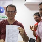 Lúdio assina sua pré-canditura para concorrer a prefeitura de Cuiabá em 2024