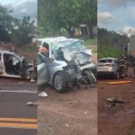 Acidente entre carro e carreta deixa 3 mortos e dois feridos em Alto Araguaia