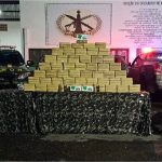 Ação conjunta do Gefron e Delegacia de Fronteira prende três e apreende 150 kg de cocaína