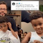 Menino cuiabano viraliza ao pedir ‘corte do Vini Jr’ e receber resposta de jogador