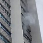 Incêndio atinge edifício na Avenida do CPA e escritório fica destruído; vídeo