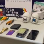 PM desinstala câmeras de vigilância montadas por facção criminosa e prende dois homens em MT