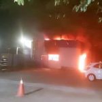 Reservatório de oxigênio do Hospital Regional é tomada pelo fogo