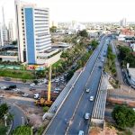 Sinfra libera trânsito nos dois lados do viaduto sobre a Avenida do CPA