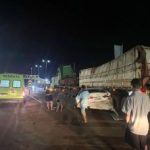 Acidente com 3 carretas, viatura da PM e mais 2 veículos mata piloto em MT