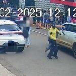 ‘Amarelinho’ é agredido por motorista enquanto monitorava trânsito na frente de escola