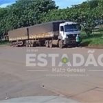 Idosa é atropelada por carreta bi-trem em MT e sobrevive; imagens fortes