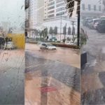 Avenidas de Cuiabá ficam alagadas durante temporal; vídeo