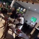 Briga de mulheres vira pancadaria generalizada em pizzaria; veja vídeo