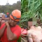 Vídeo: Bombeiros resgatam homem que ficou desaparecido três dias em área de mata