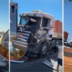 Engavetamento com caminhão da Cavalaria da PM deixa policial gravemente ferido em MT