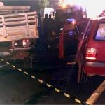 Bebê e mais 3 pessoas morrem em grave acidente entre carro e caminhonete em MT