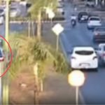 Vídeo: Homem persegue ex no trânsito, joga o carro contra o dela e ameaça matar