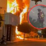 Câmera flagra homem ateando fogo em cartório de Rondonópolis; veja