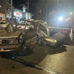 Vídeo: Voyage parte ao meio em batida durante suposto racha em Cuiabá