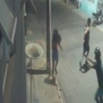 Vídeo mostra momento que adolescente é alvejada no meio da rua