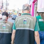 Fiscalização apreende mercadorias de vendedores flagrados nas calçadas
