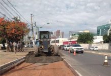 Obras do BRT começam na Avenida XV de Novembro a partir da segunda-feira