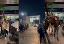 Chegada do Guns N’ Roses agita fãs em Cuiabá com comboio e surpresa em hotel; vídeo