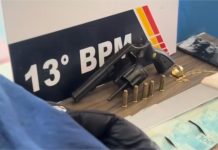 Polícia Militar frustra tentativa de roubo e apreende menores com arma de fogo e facão