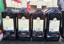 Lotes de whisky apreendidos após casos suspeitos de intoxicação