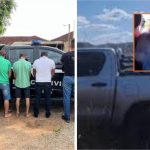 Irmãos e amigo são presos por matar idoso a tiros dentro de Hilux em MT; crime foi motivado por rixa antiga
