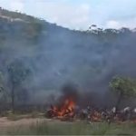 PF destrói acampamentos, maquinários e motocicletas de garimpeiros ilegais