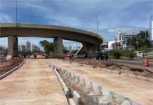 Estado suspende obras do BRT em Cuiabá para não prejudicar comércio durante o Natal