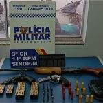 PM e Gaeco apreendem armas de fogo e munições durante operação em Sinop