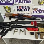 CAC é preso pela PM com arsenal após ser acusado de agredir e ameaçar funcionário de morte
