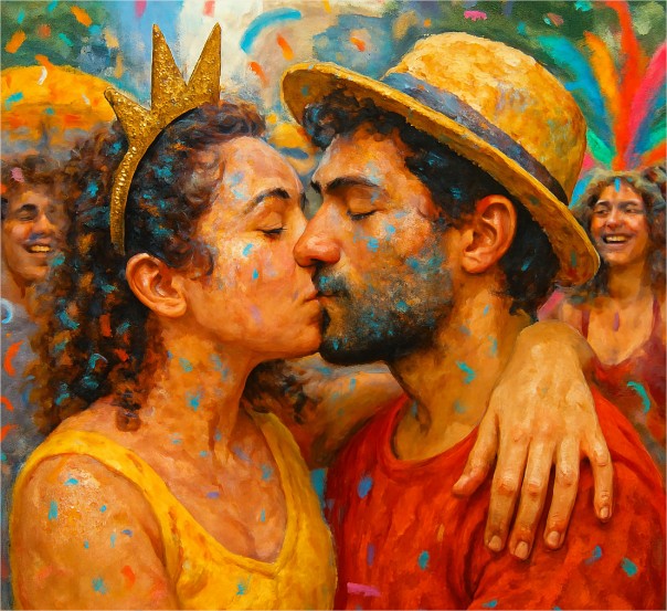 beijo carnaval