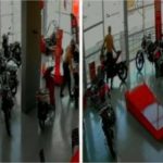 Ladrão invade concessionária e leva moto em Várzea Grande; vídeo